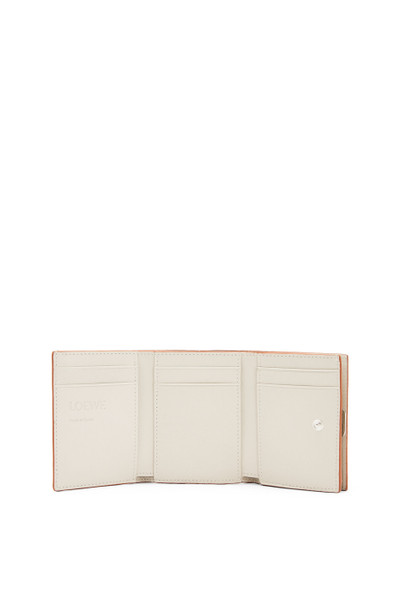 Loewe Anagram trifold wallet in pebble grain calfskin outlook