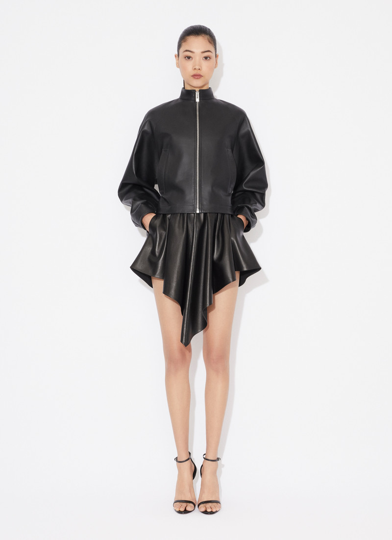 ROUND LEATHER JACKET 2