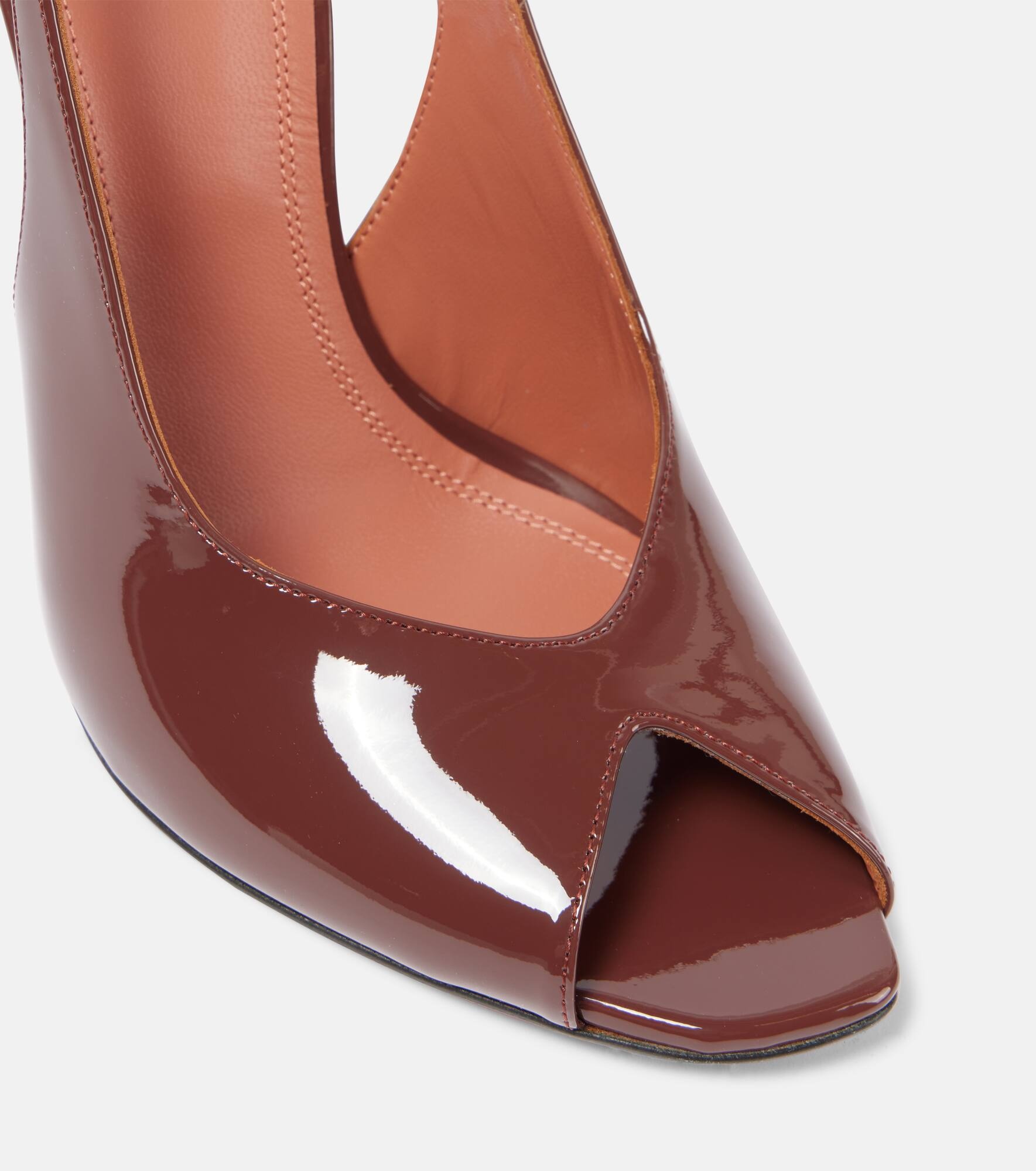 Kristina Sling 105 leather slingback pumps - 5