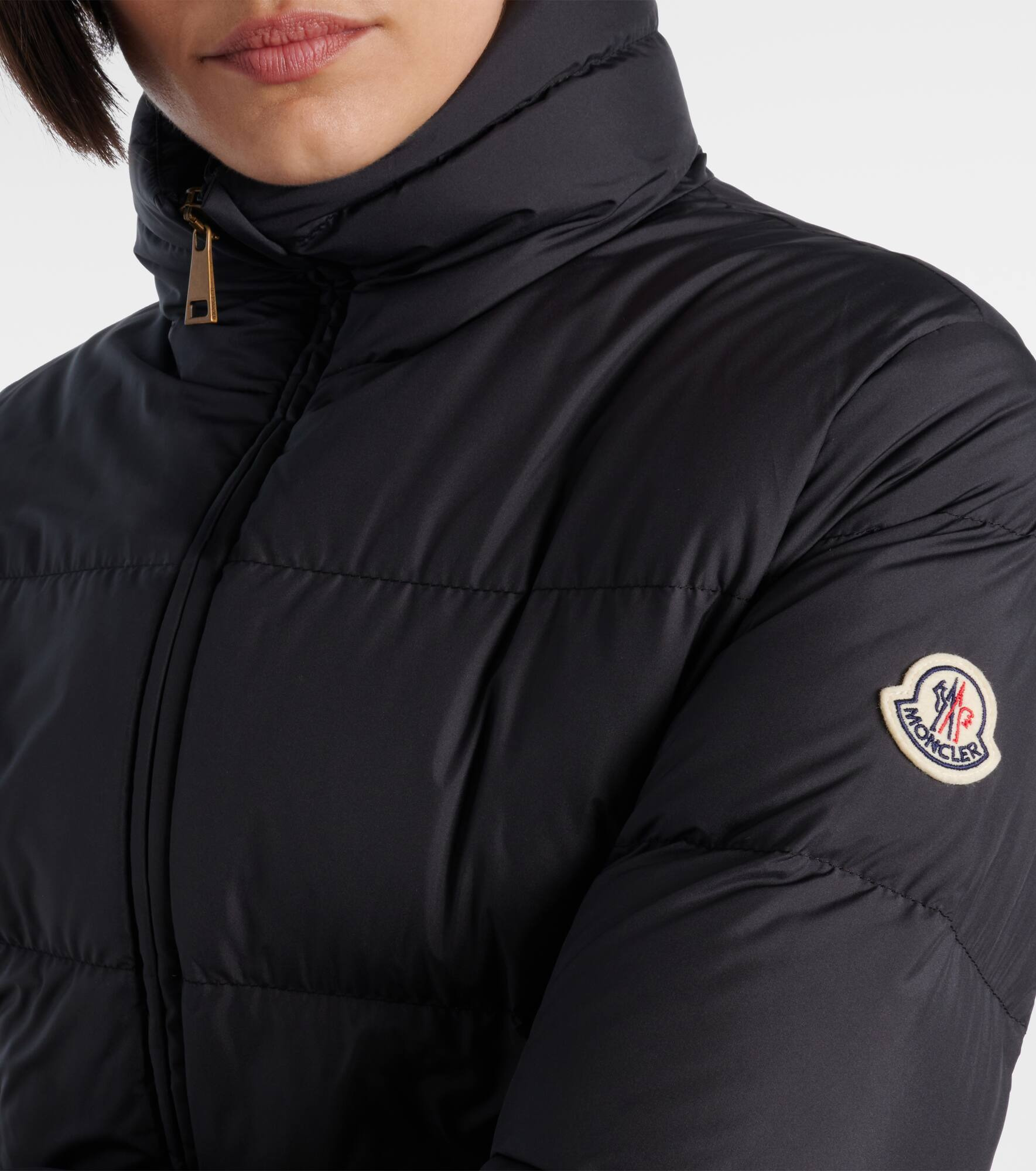 Quilted down jacket - 4