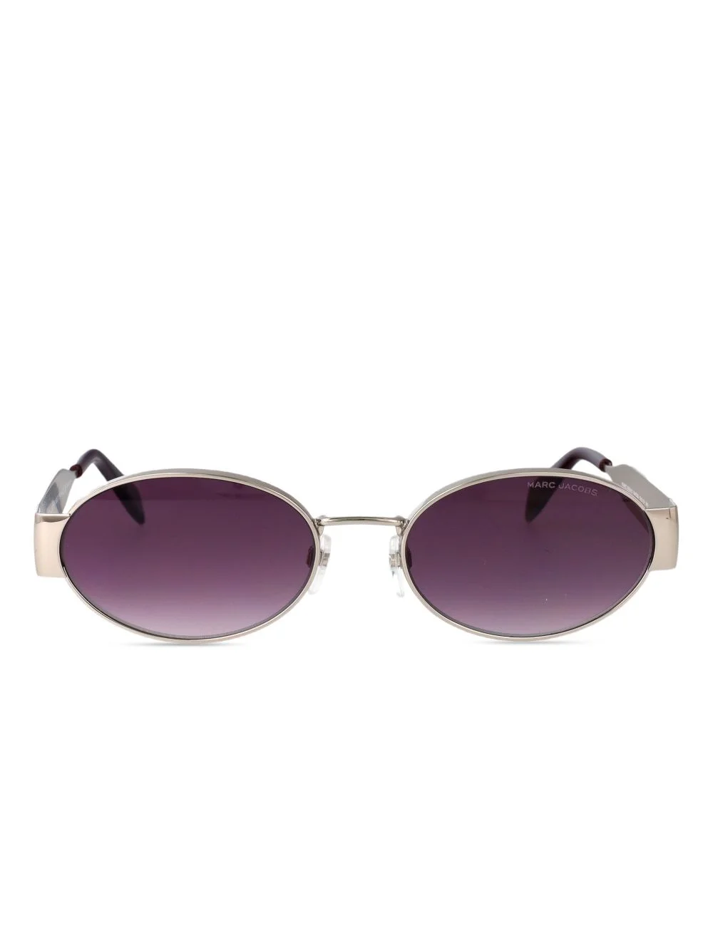oval-frame sunglasses - 1