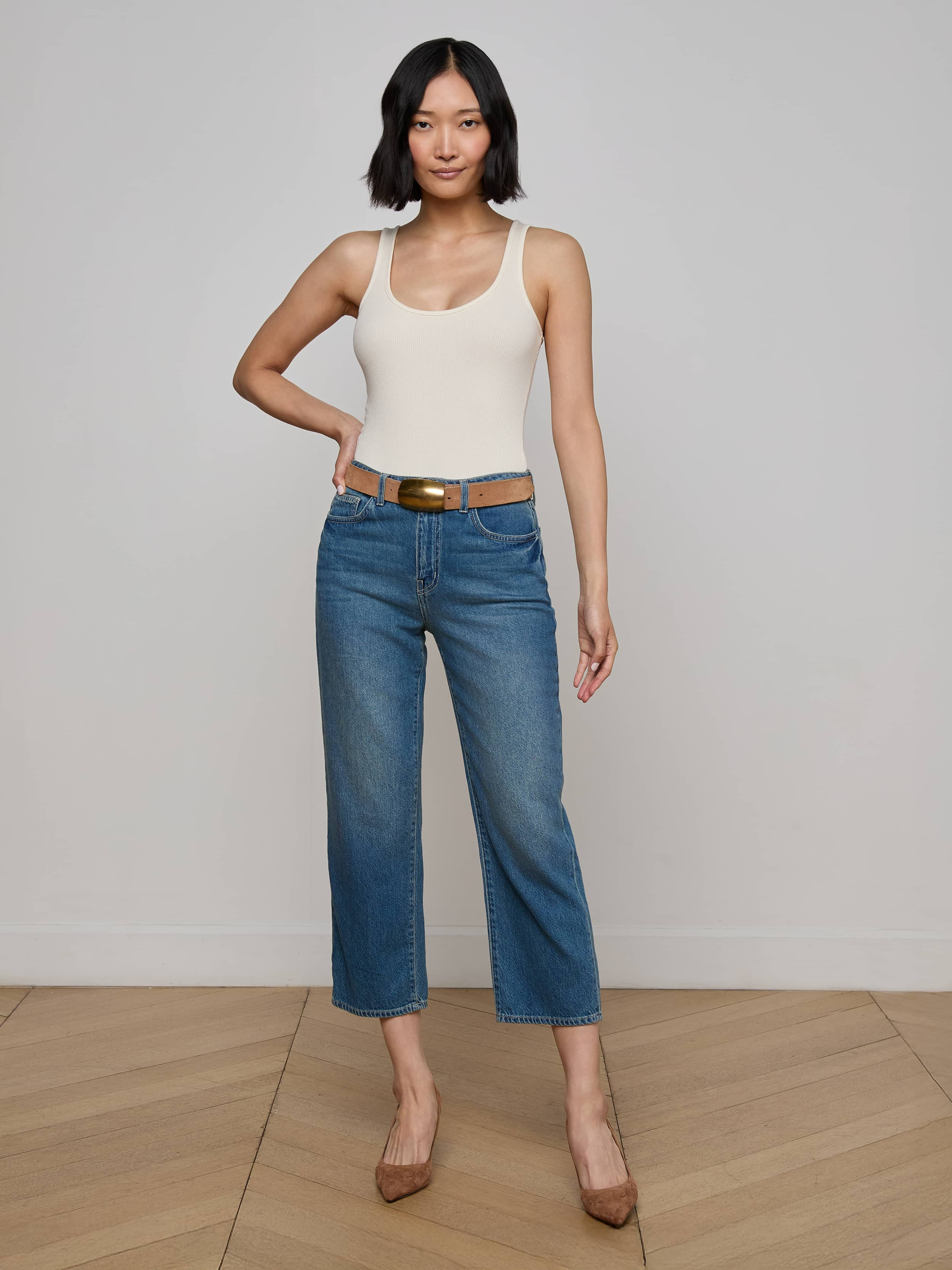 June Cropped Stovepipe Jean - 2
