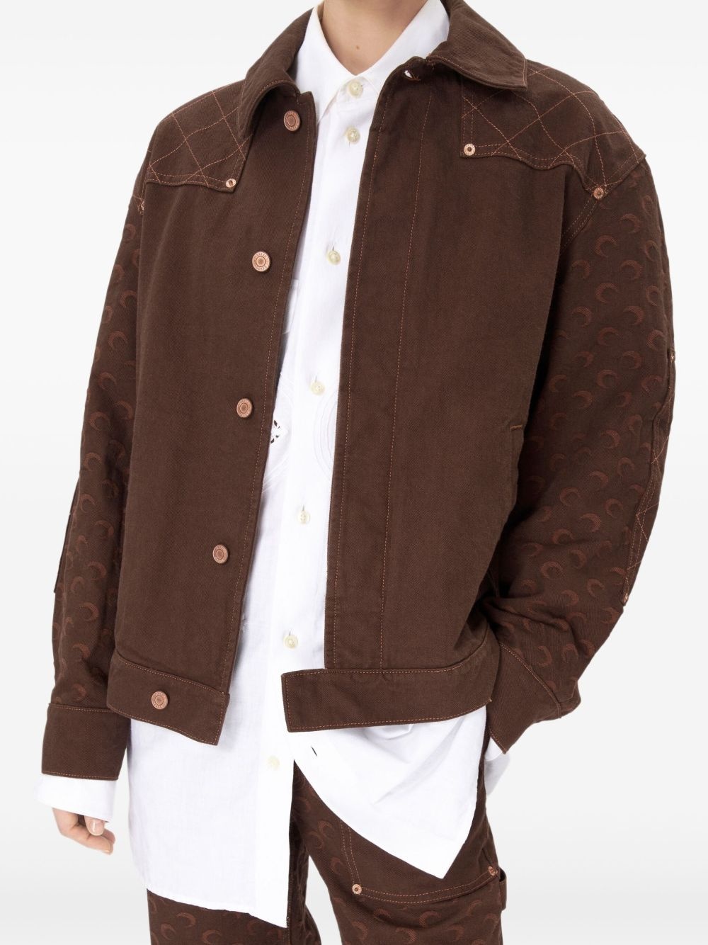 jacquard bomber jacket - 6