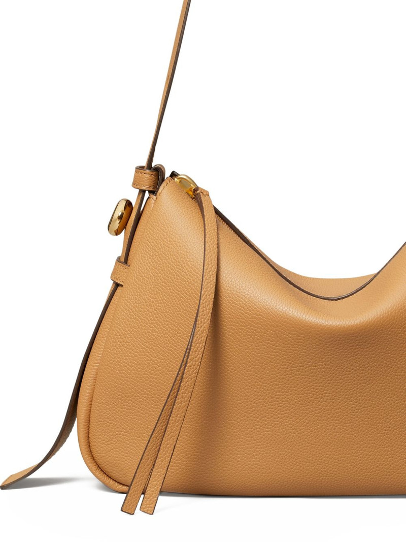 medium Romy zip leather shoulder bag 5