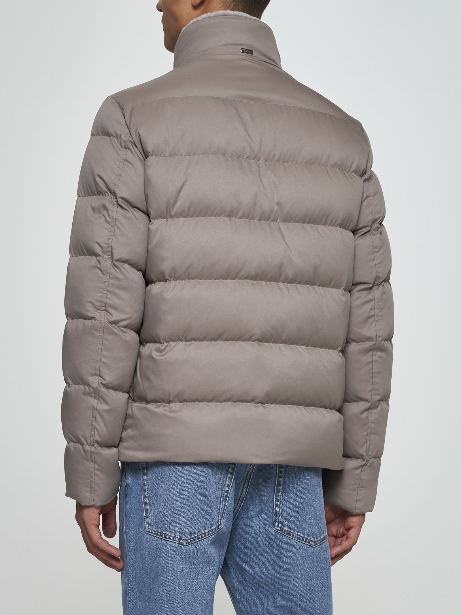 Arendelle quilted nylon down bomber jacket - 3