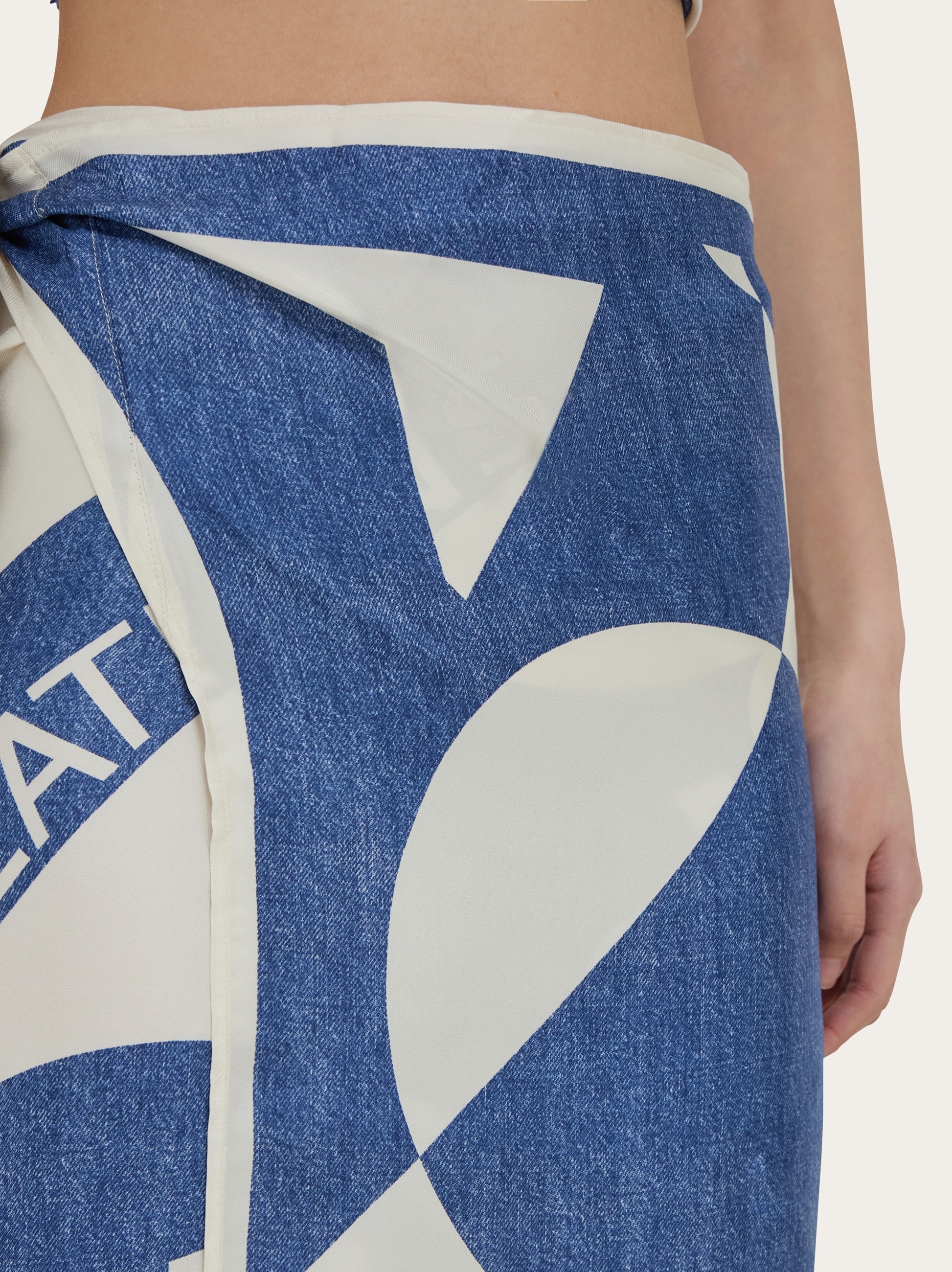 Venna logo sarong skirt - 2