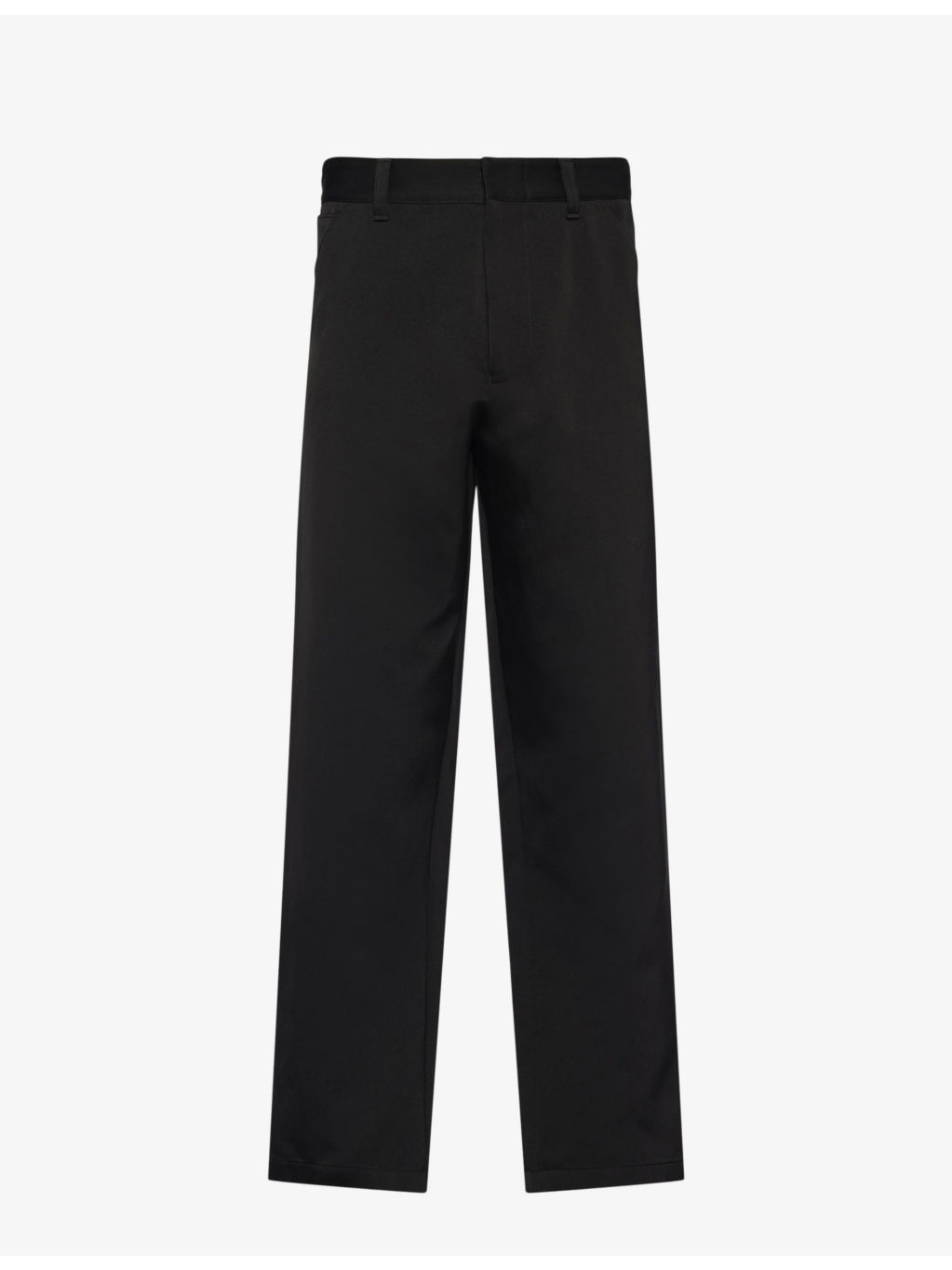 Wide-leg regular-fit cotton and silk trousers - 1