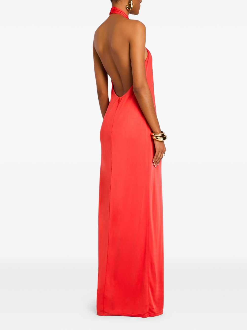 Becs halterneck maxi dress - 4