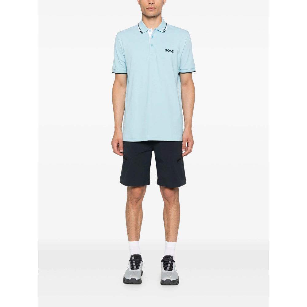 Boss Blue Polo Shirts Men - 2