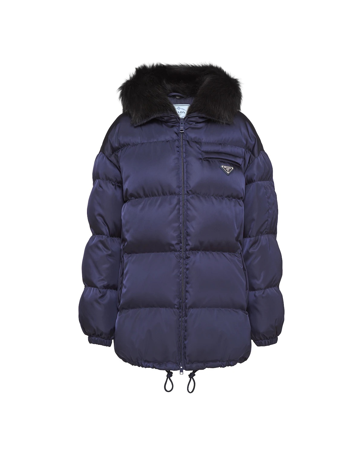 Re-Nylon gabardine puffer jacket - 1