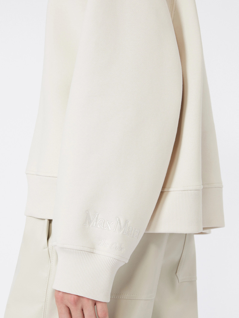 ARMONIA Cotton jersey sweatshirt - SAND 5