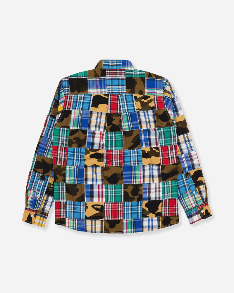 A BATHING APE® Men's Patchwork Shirts Multicolor outlook
