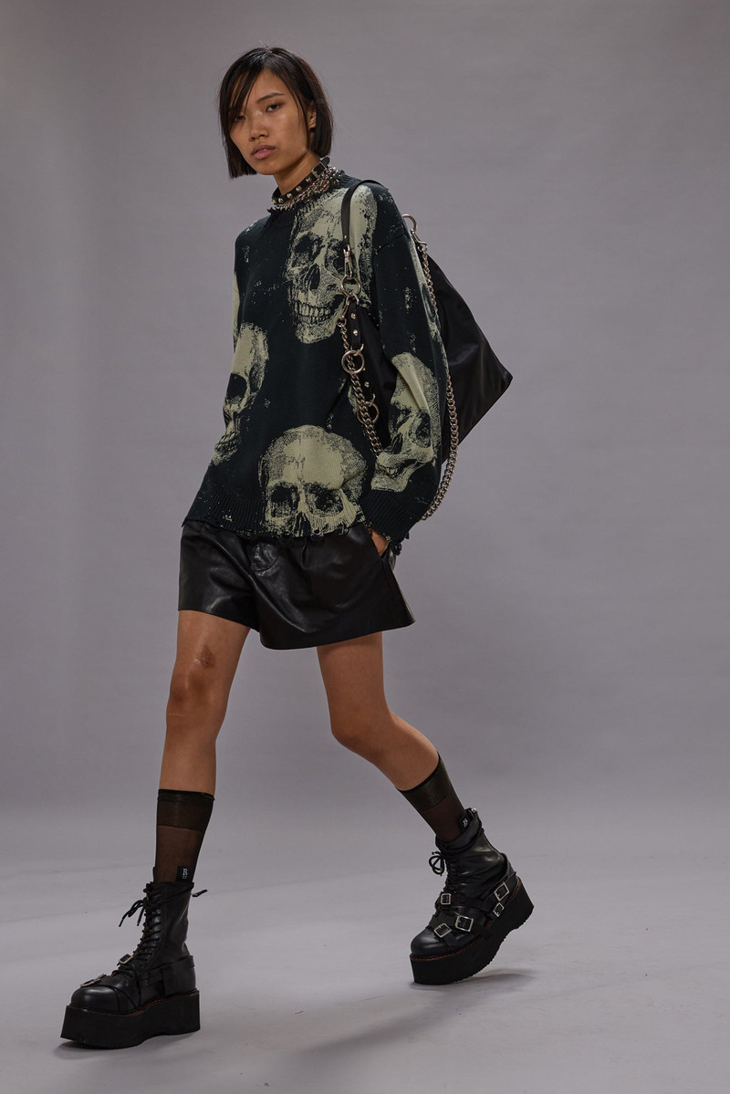 R13 PRINTED BOYFRIEND SWEATER outlook
