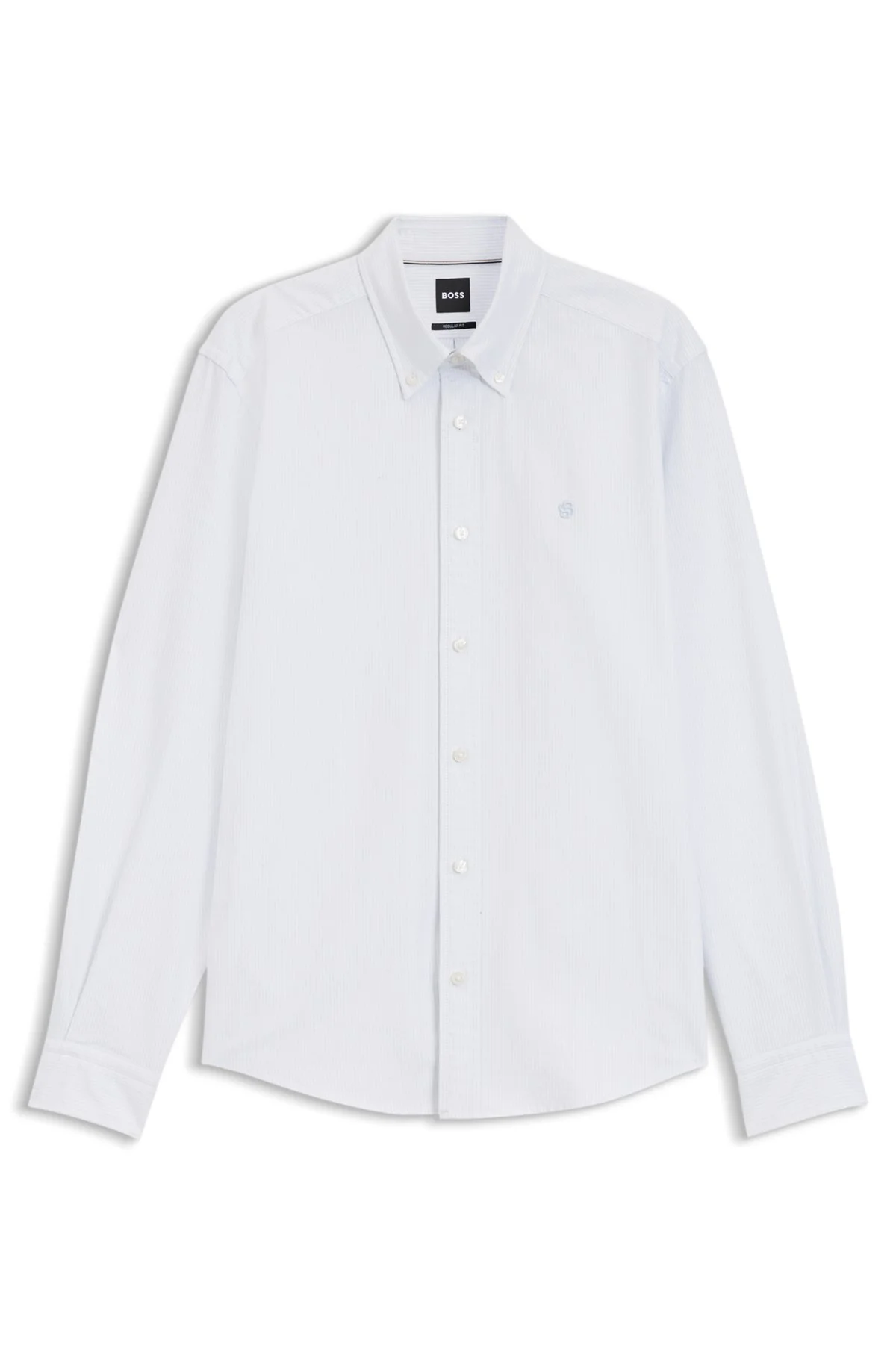REGULAR-FIT BUTTON-DOWN SHIRT IN STRIPED OXFORD COTTON - 1