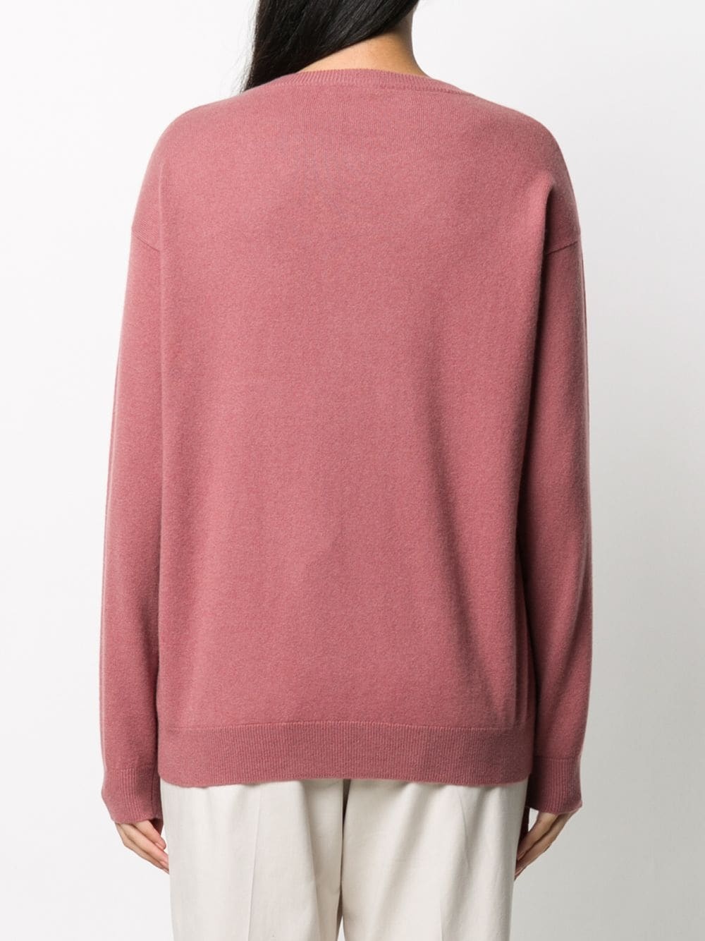 cashmere slouched jumper - 4