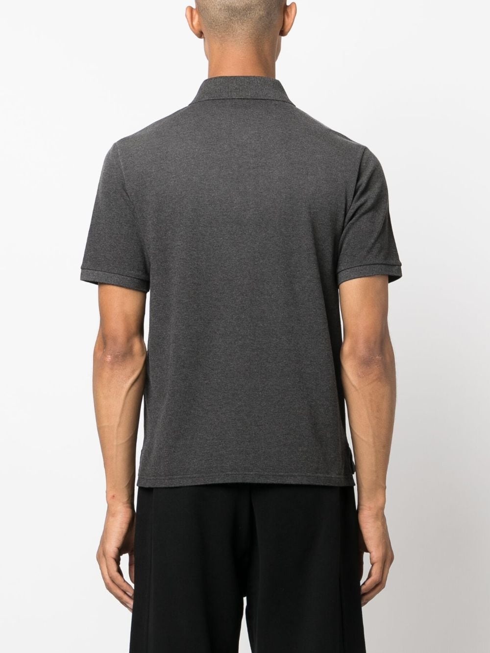 embroidered-logo polo shirt - 4
