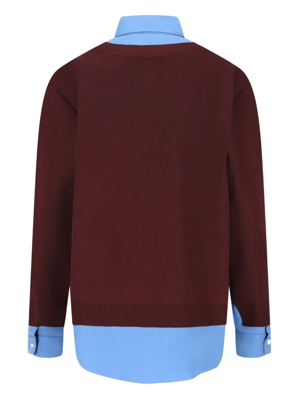 WOOL  AND POPELINE SHIRT - 3