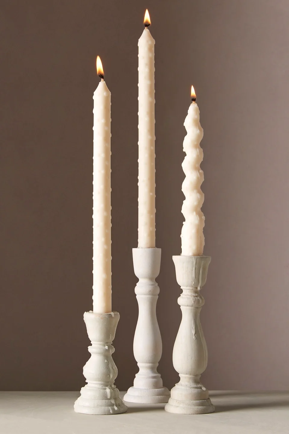 Dotted Taper Candle Set - 1