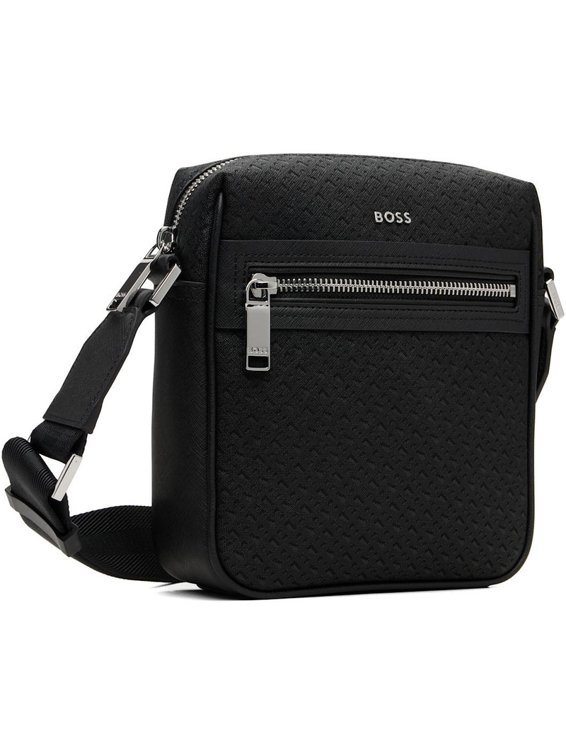 BOSS Black Regenerated Leather Pouch outlook