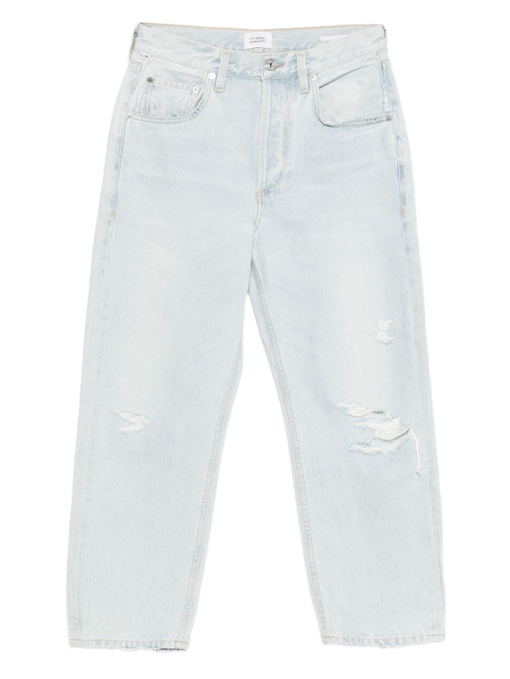 distressed jeans - 1