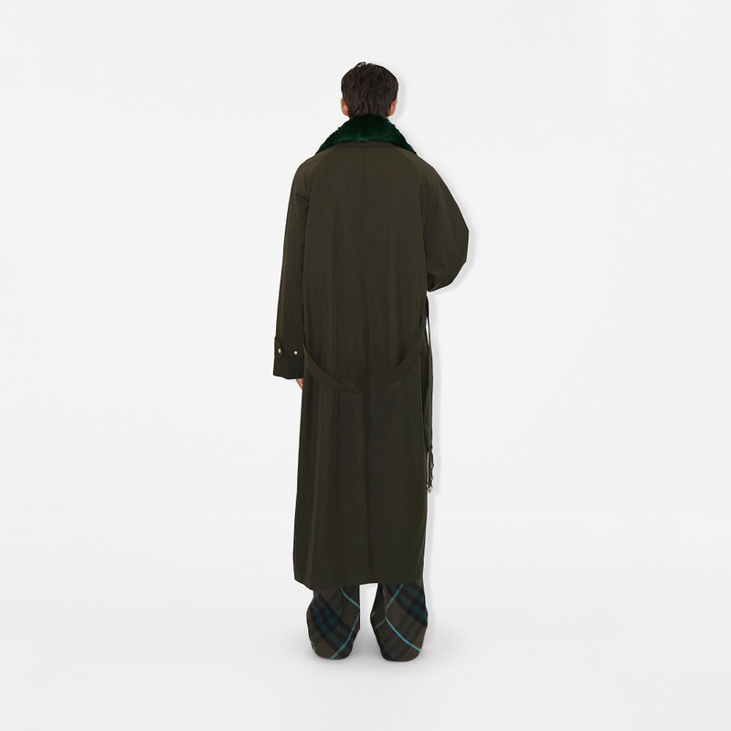 Faux Fur Collar Car Coat 4