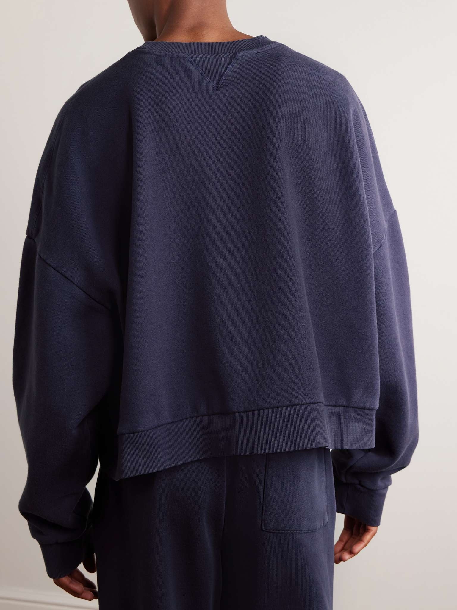 Enzyme-Washed Cotton-Jersey Sweatshirt - 3