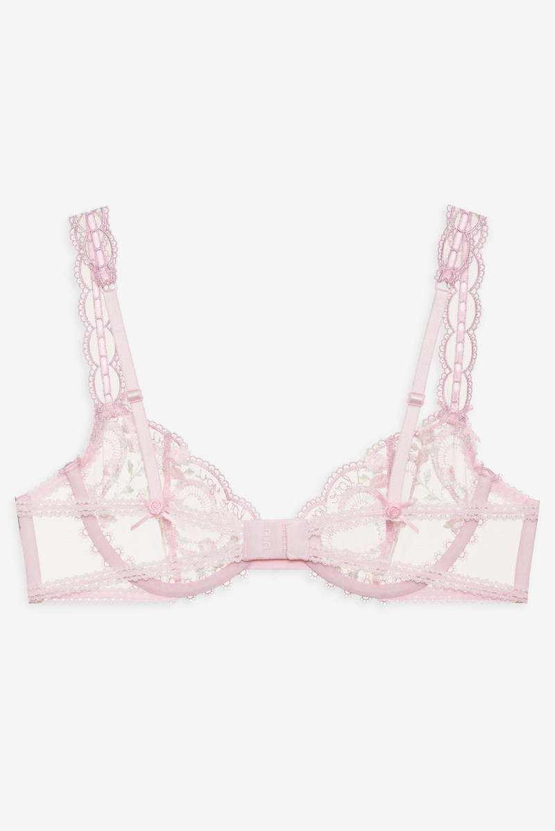 For Love & Lemons Ily Embroidered Underwire Bra outlook
