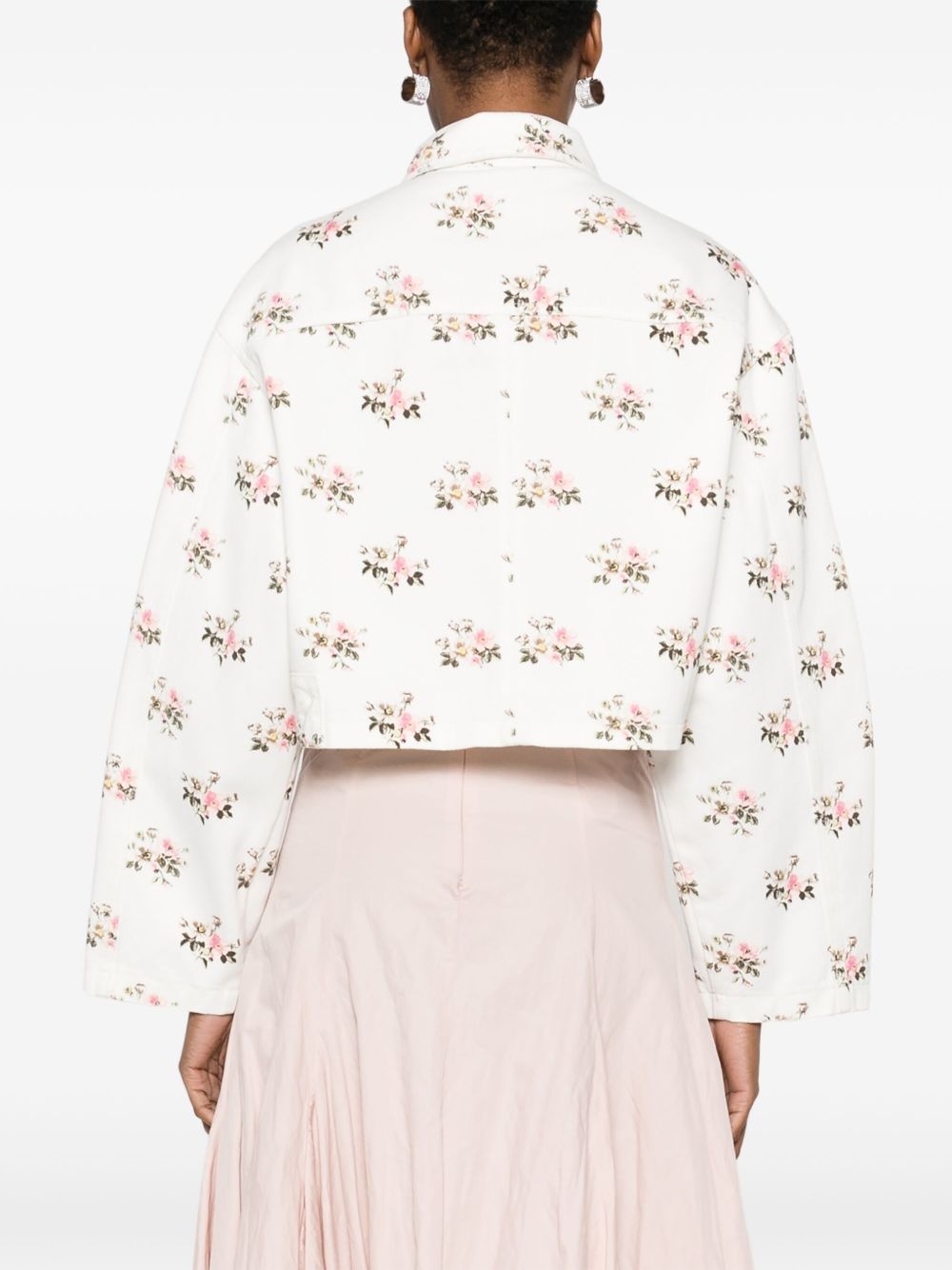 floral-print jacket - 4