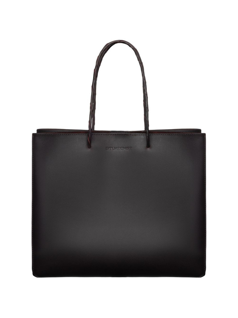 braided-handle tote bag 1