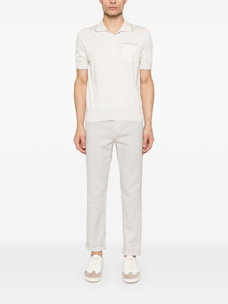 Brunello Cucinelli logo-patch jeans outlook