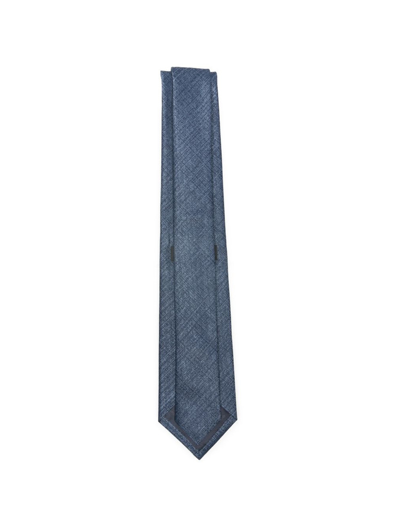 EMPORIO ARMANI textured silk tie outlook