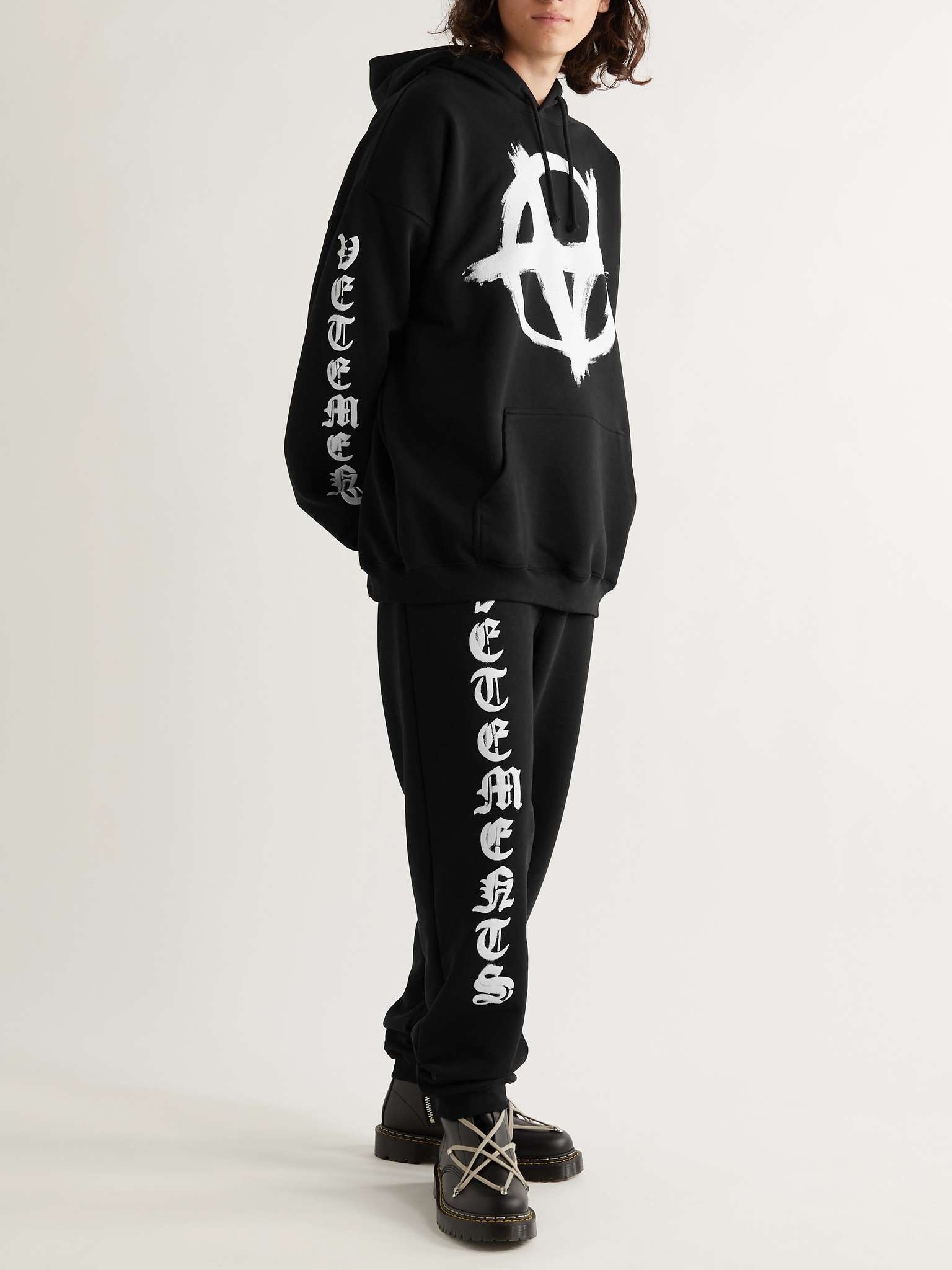 Logo-Print Cotton-Blend Jersey Sweatpants - 2