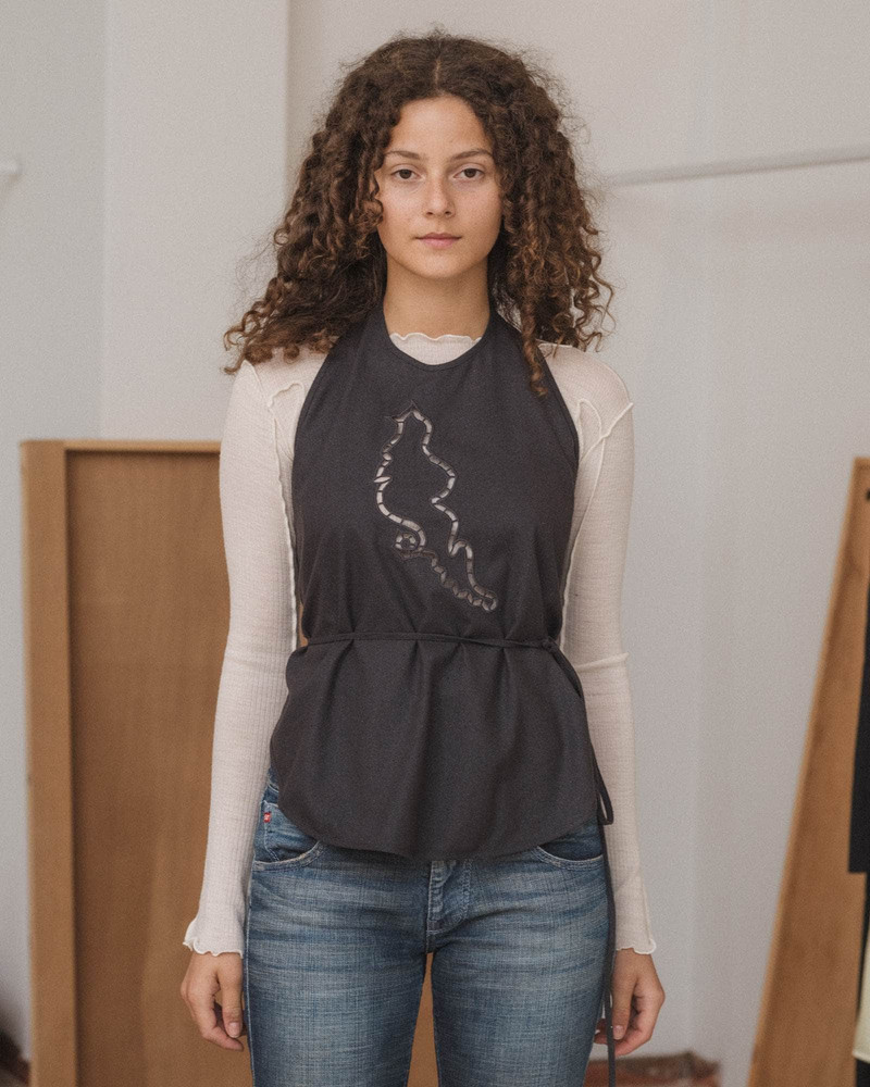 Lei Apron Top - Wild Silk 1