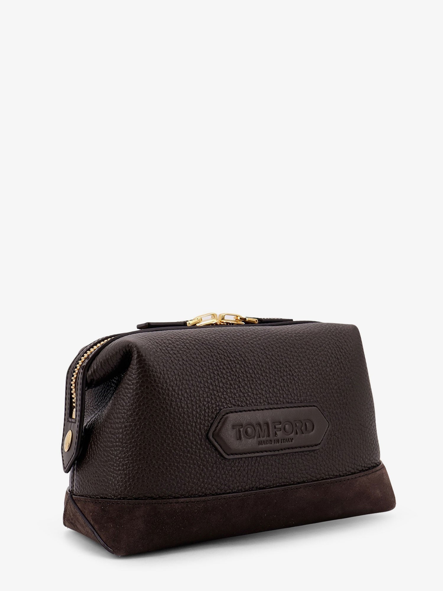 Tom Ford Suede And Leather Clutch - 3