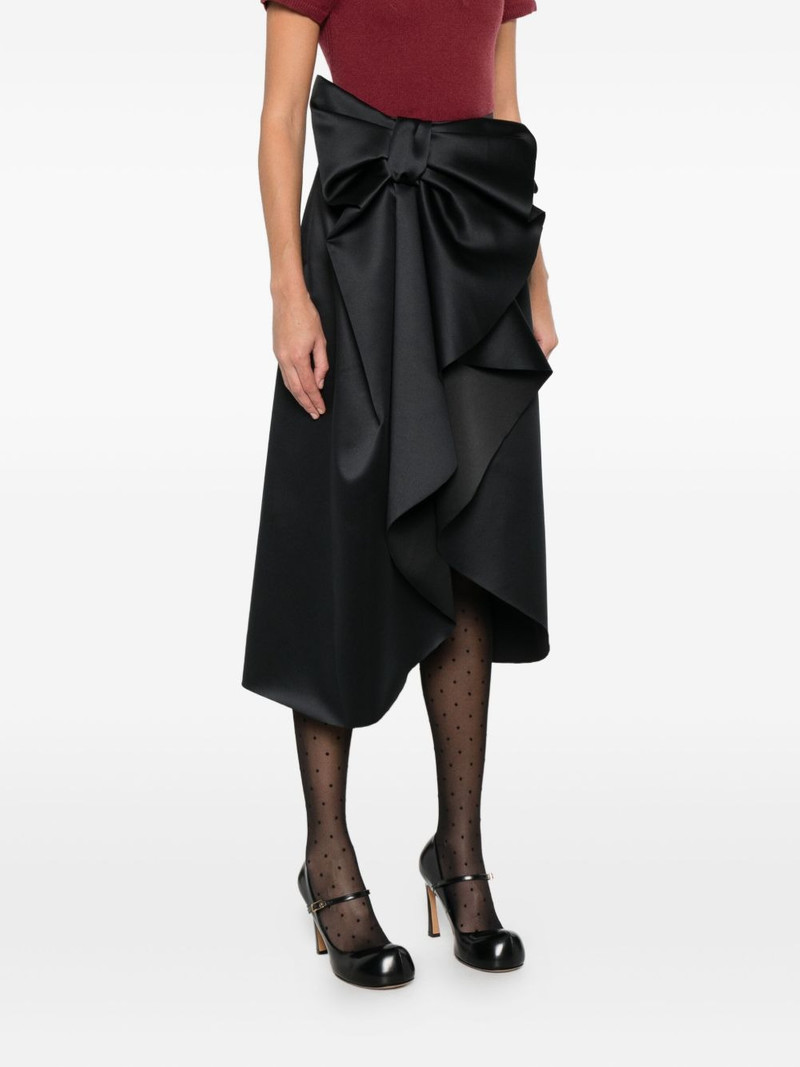 bow-embellished midi skirt 3