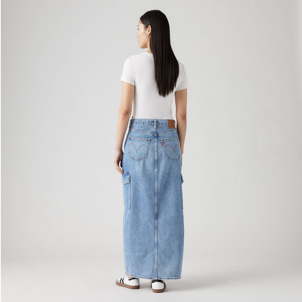 ANKLE COLUMN CARGO SKIRT - 4