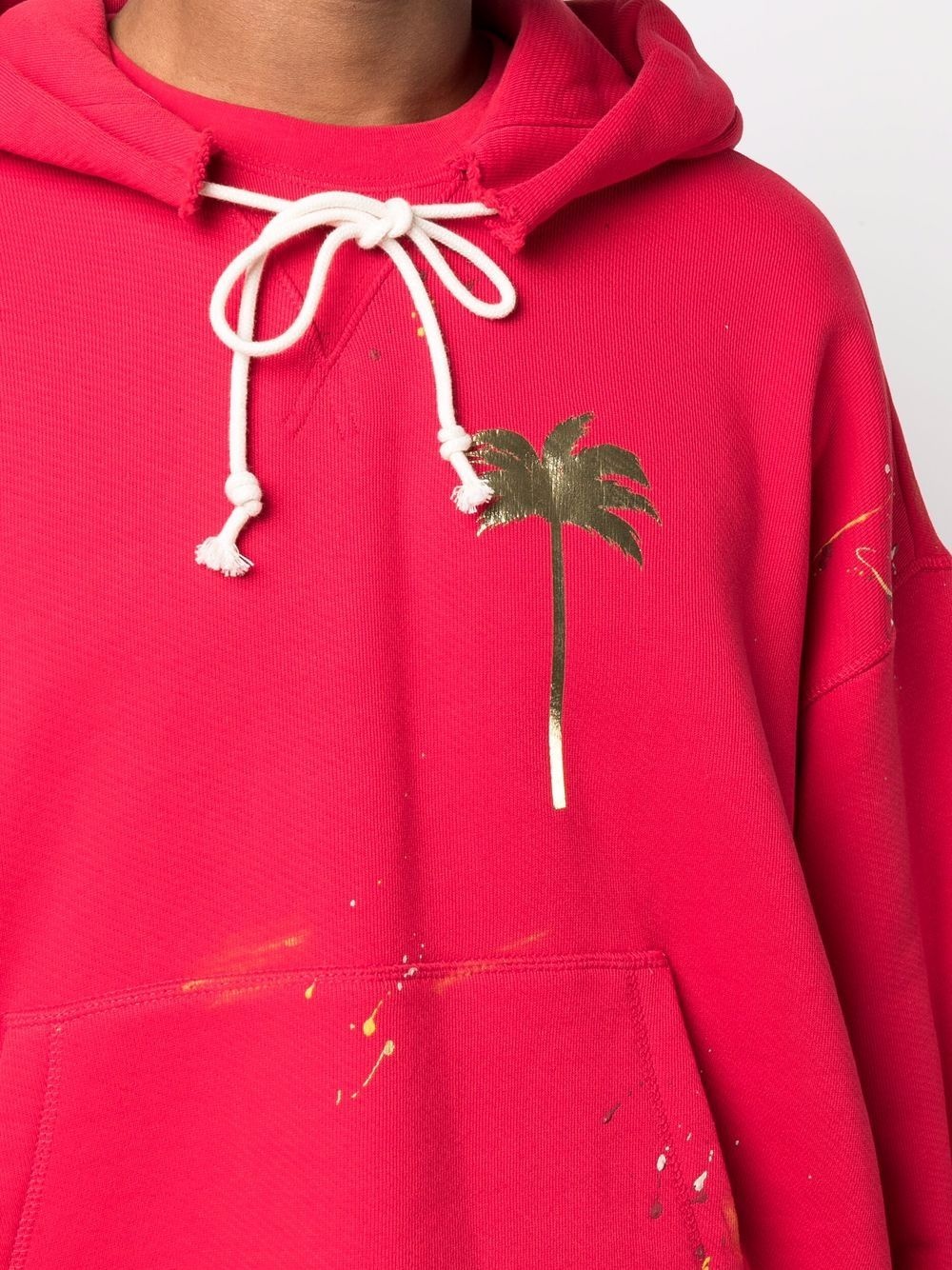 palm tree-print hoodie - 5