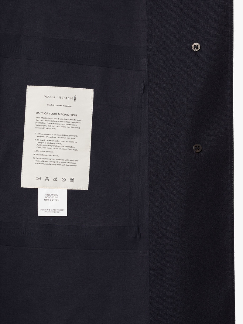 KELVIN NAVY BONDED WOOL TRENCH COAT 6