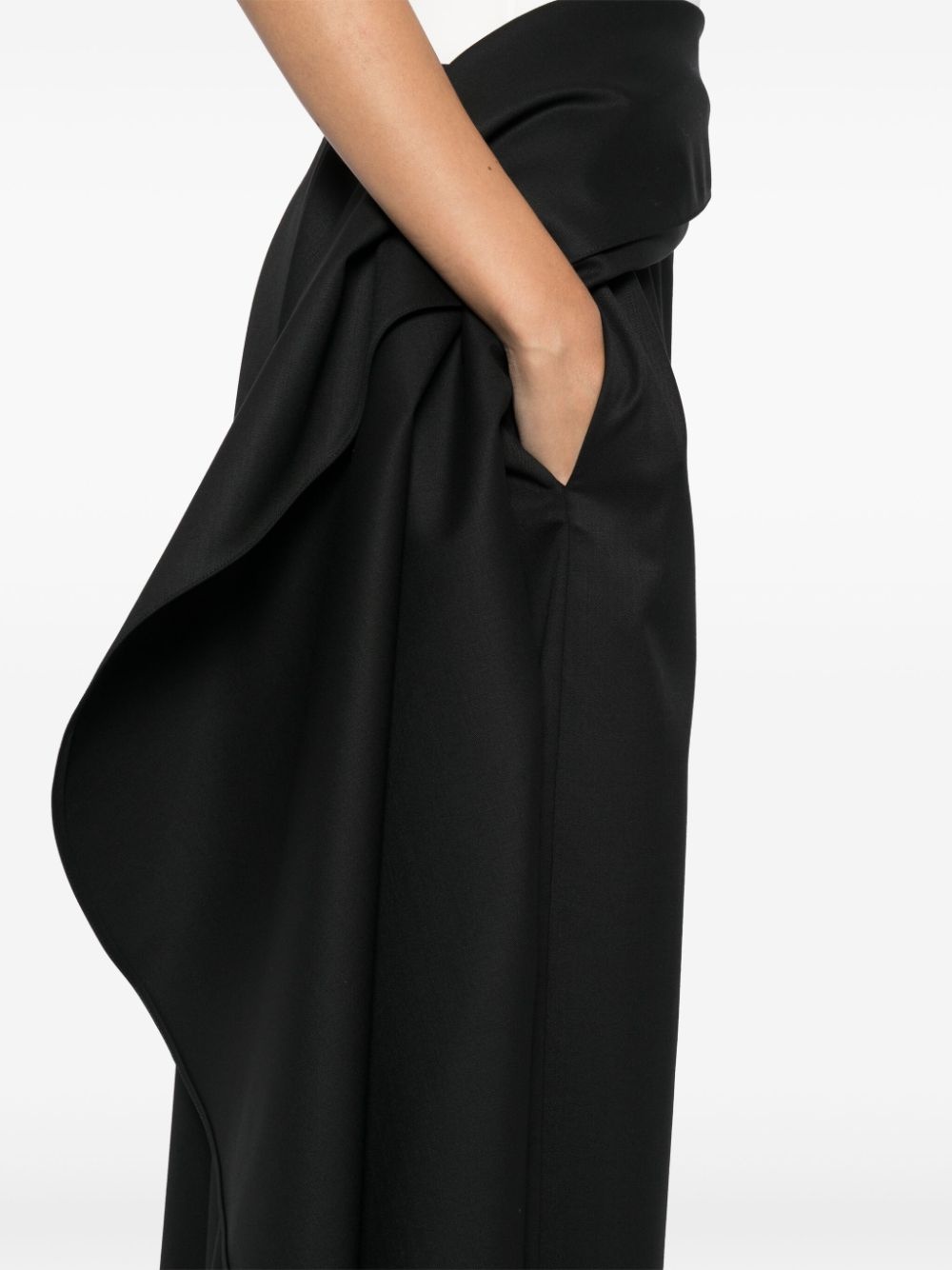 asymmetrical skirt pants - 5