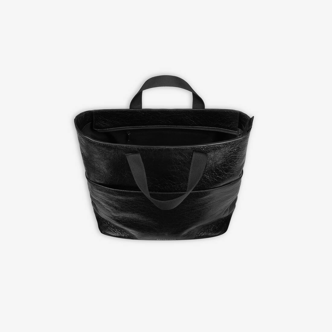 Men's Explorer Tote Bag With Strap in Black - 5