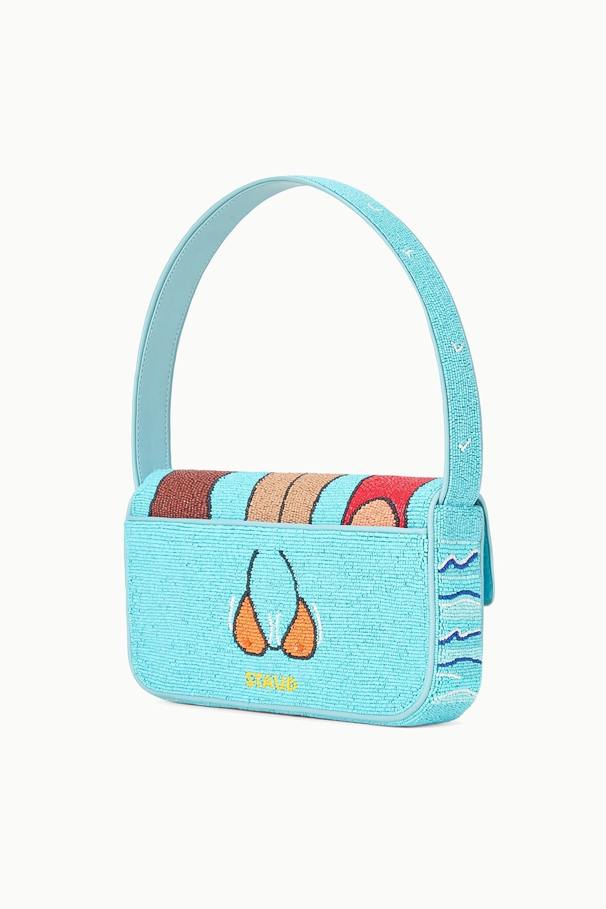 STAUD TOMMY BEADED BAG BEACH BUMS - 3