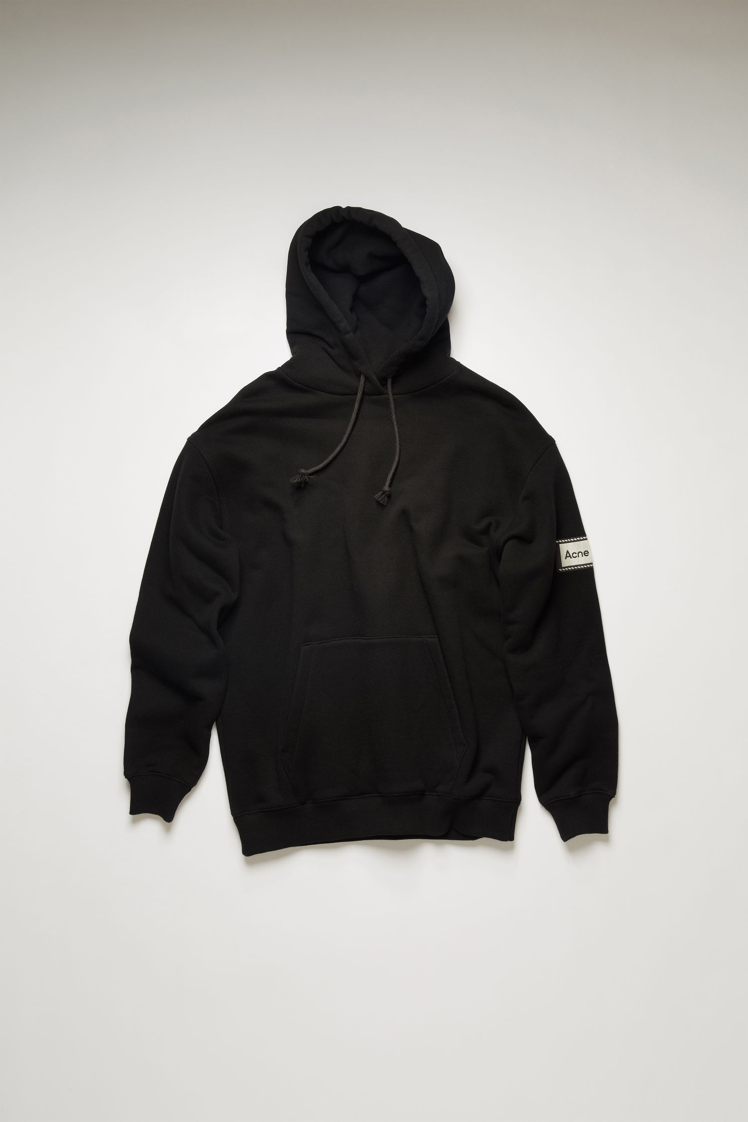 Reverse-label hooded sweatshirt black - 4