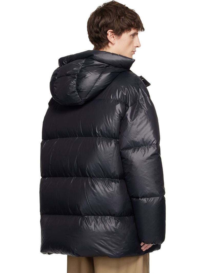 Black Hooded Down Jacket 3