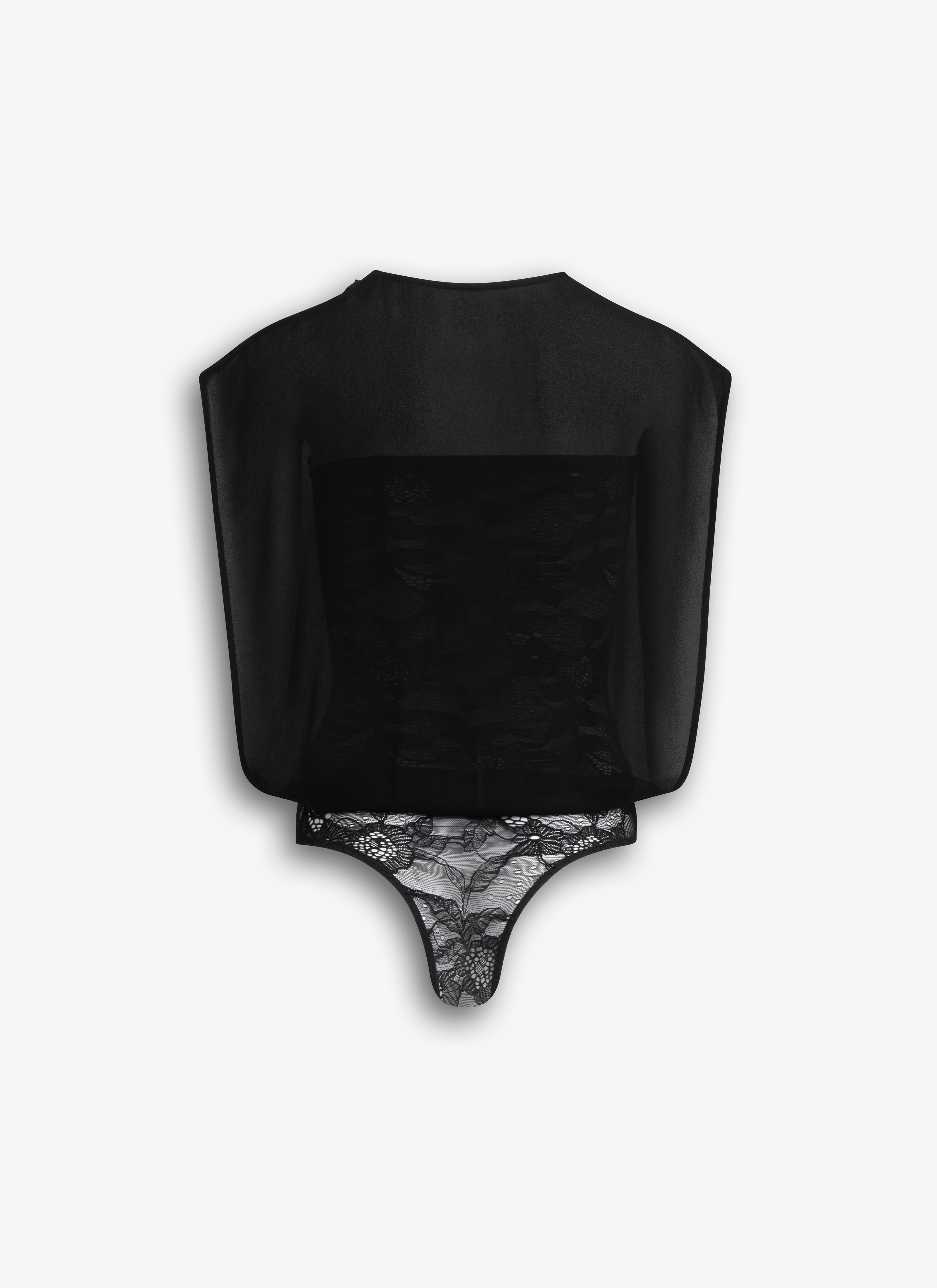 GEORGETTE BODYSUIT TOP - 2
