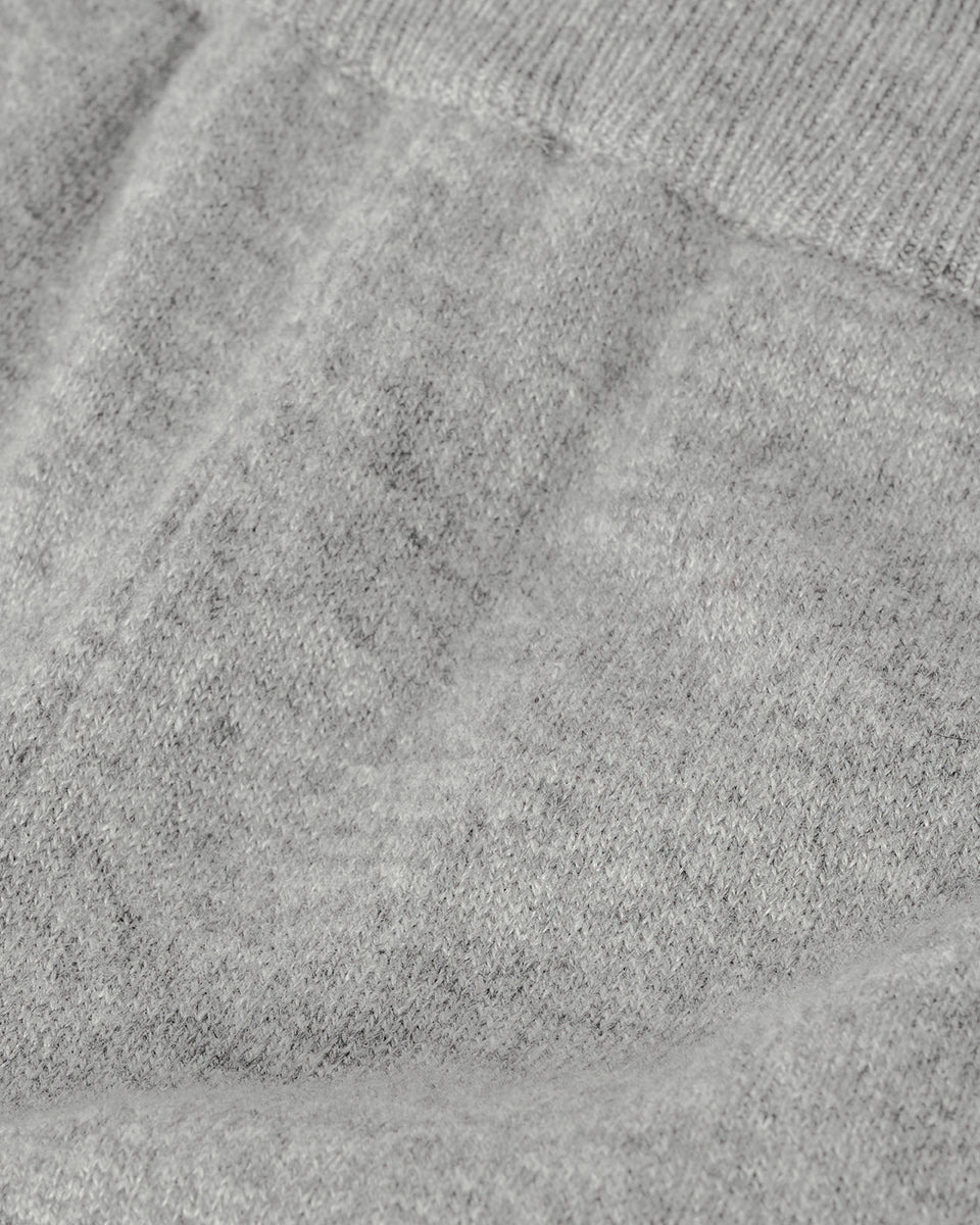 Wide Leg Grey Cashmere Trousers - 6