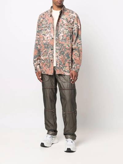 Diesel camouflage-print cotton shirt outlook