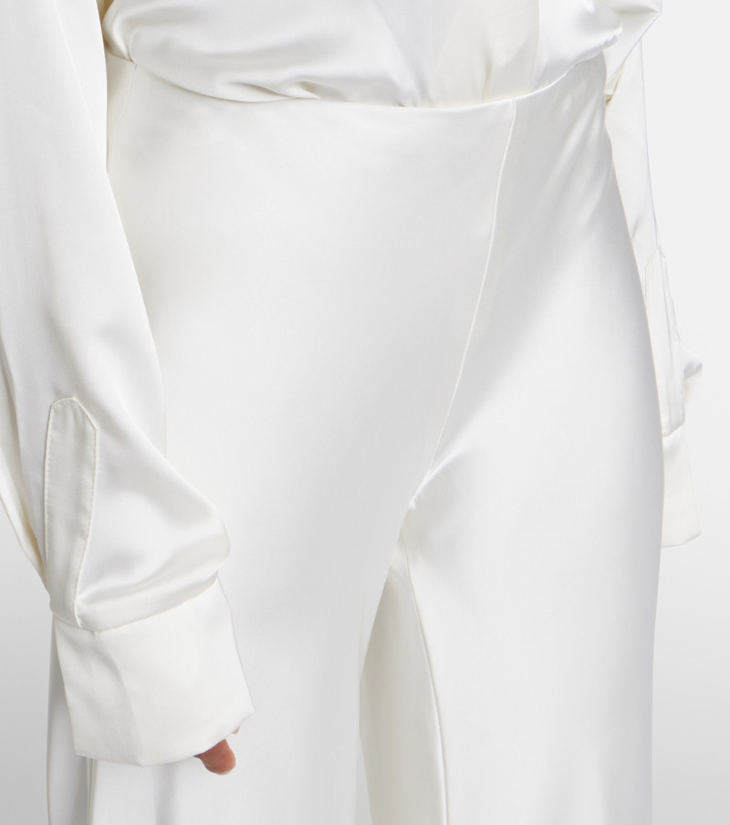 Satin wide-leg pants 3