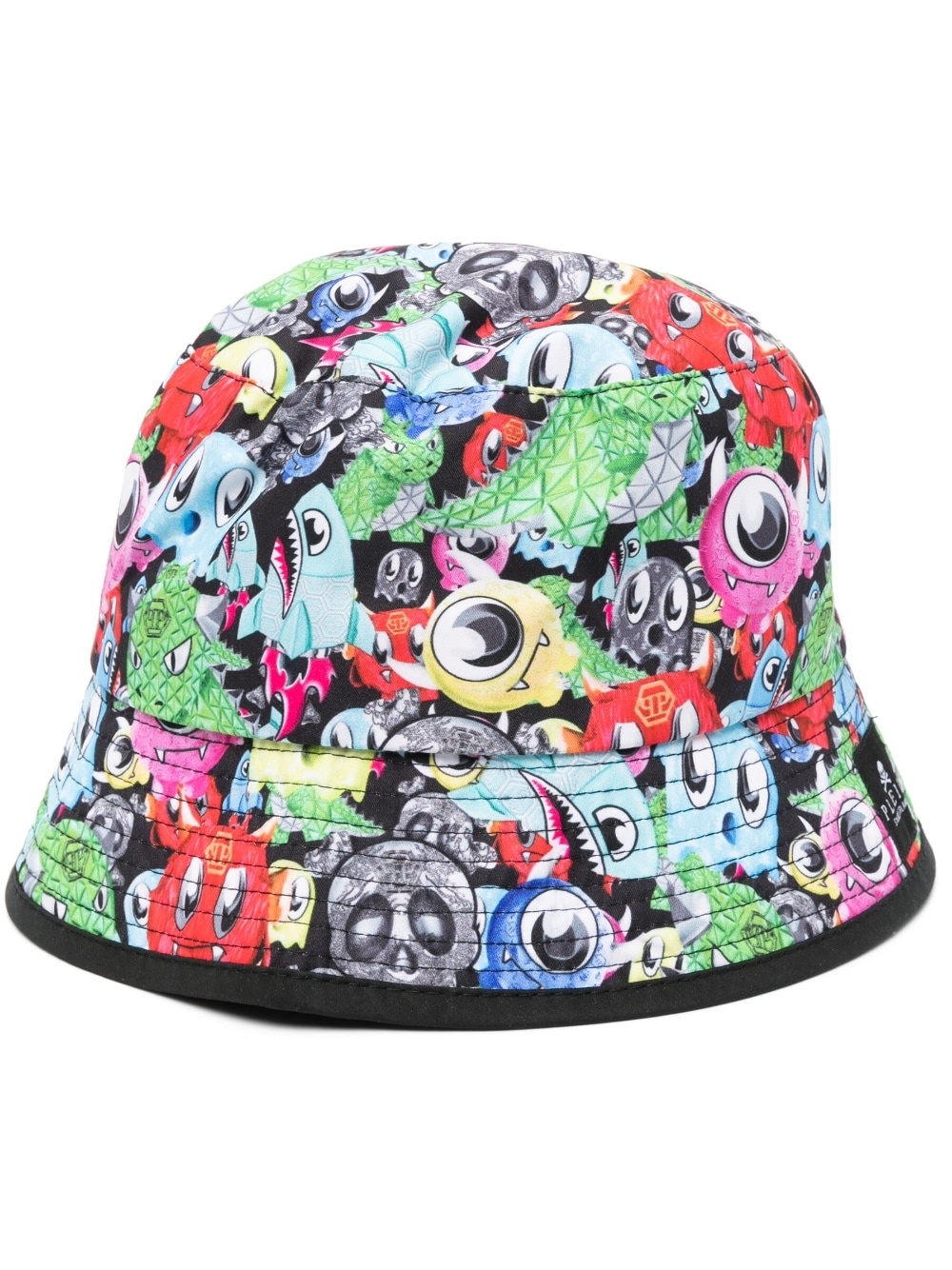 Monsters-print bucket hat - 1