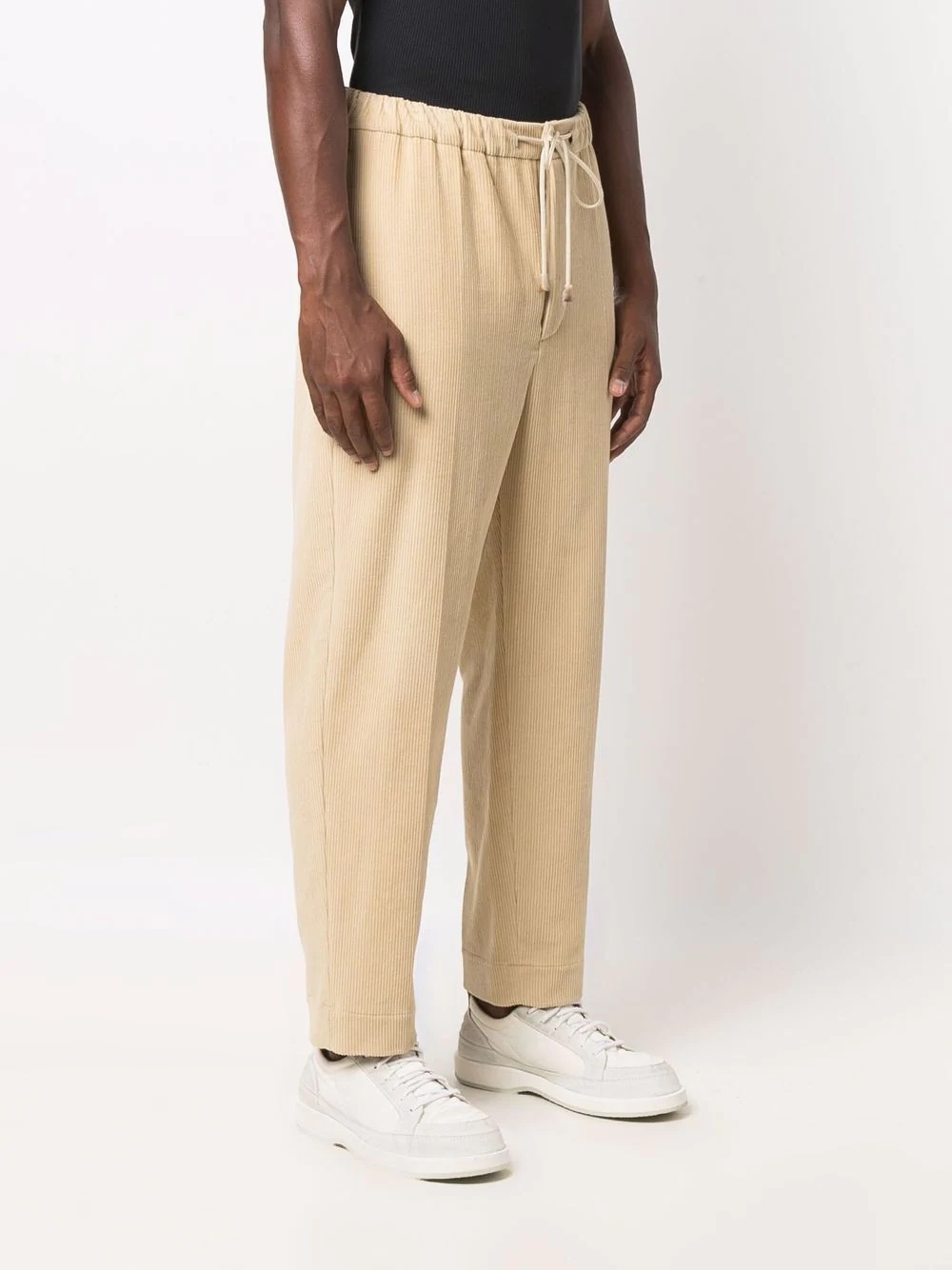 drawstring-waist trousers - 3