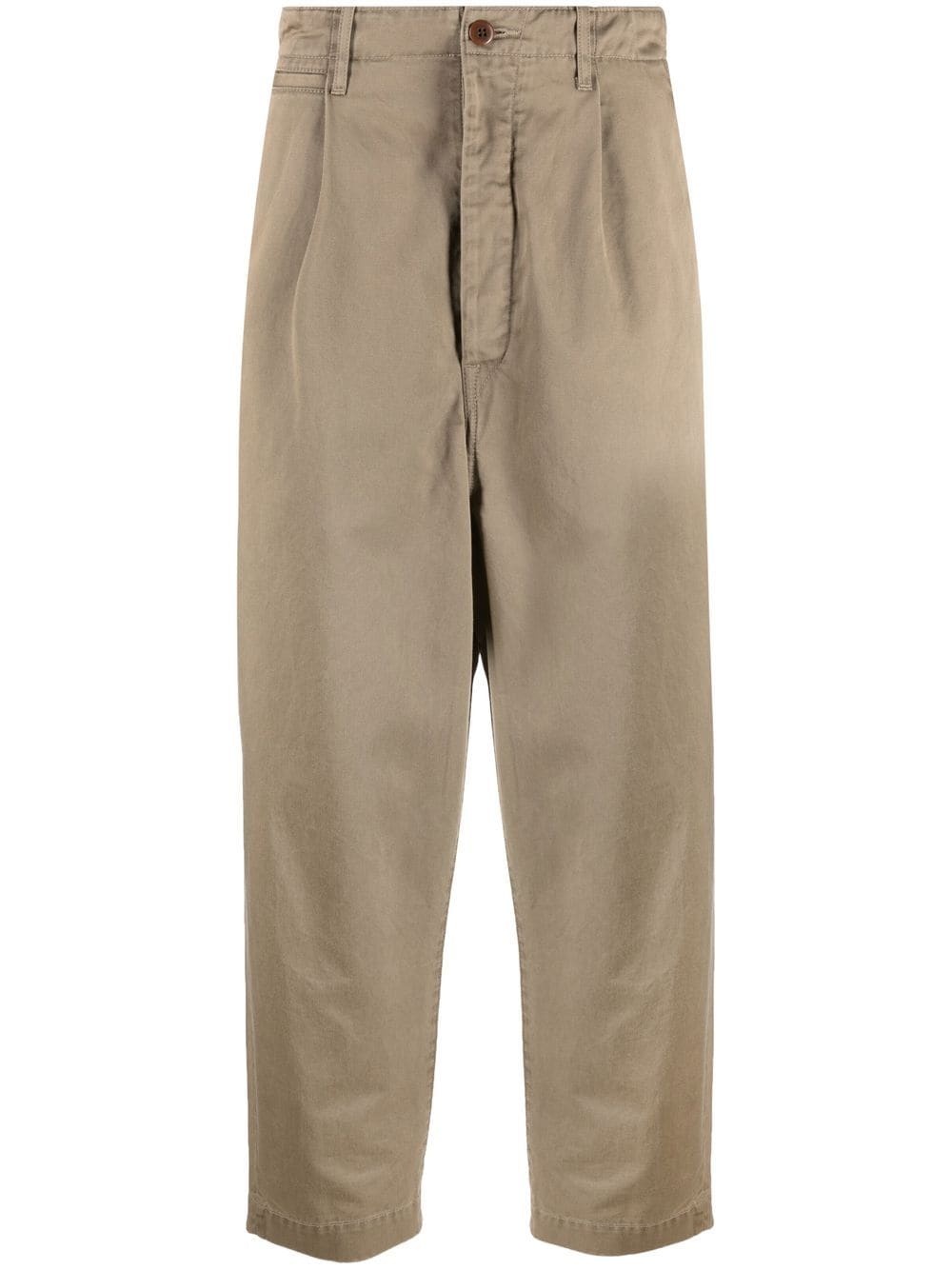 straight-leg chino trousers - 1